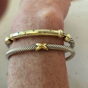 David Yurman set of bracelets